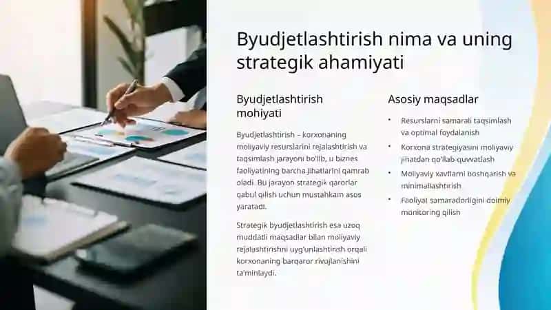 Byudjetlashtirishga yondashuvlar. Byudjet ijrosi monitoringi. 3