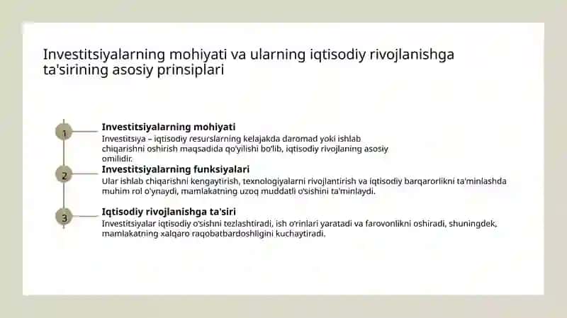 Investisiyalar dinamikasini belgilovchi foiz stavkasidan boshqa omillar. Akselerator modeli. 3