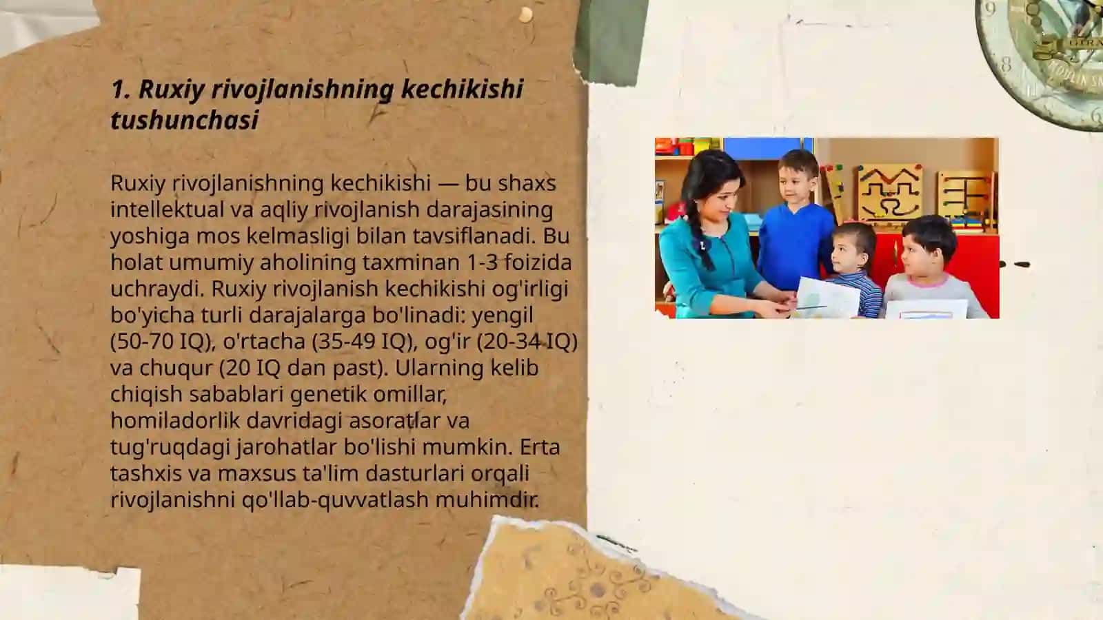 Ruxiy rivojlanishi sustlashgan bolalarning klinik-psixologik belgilari 3