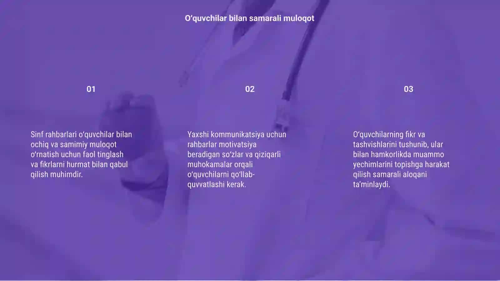 Sinf rahbarning o‘quvchilar jamoasi bilan ishlash usullari 3