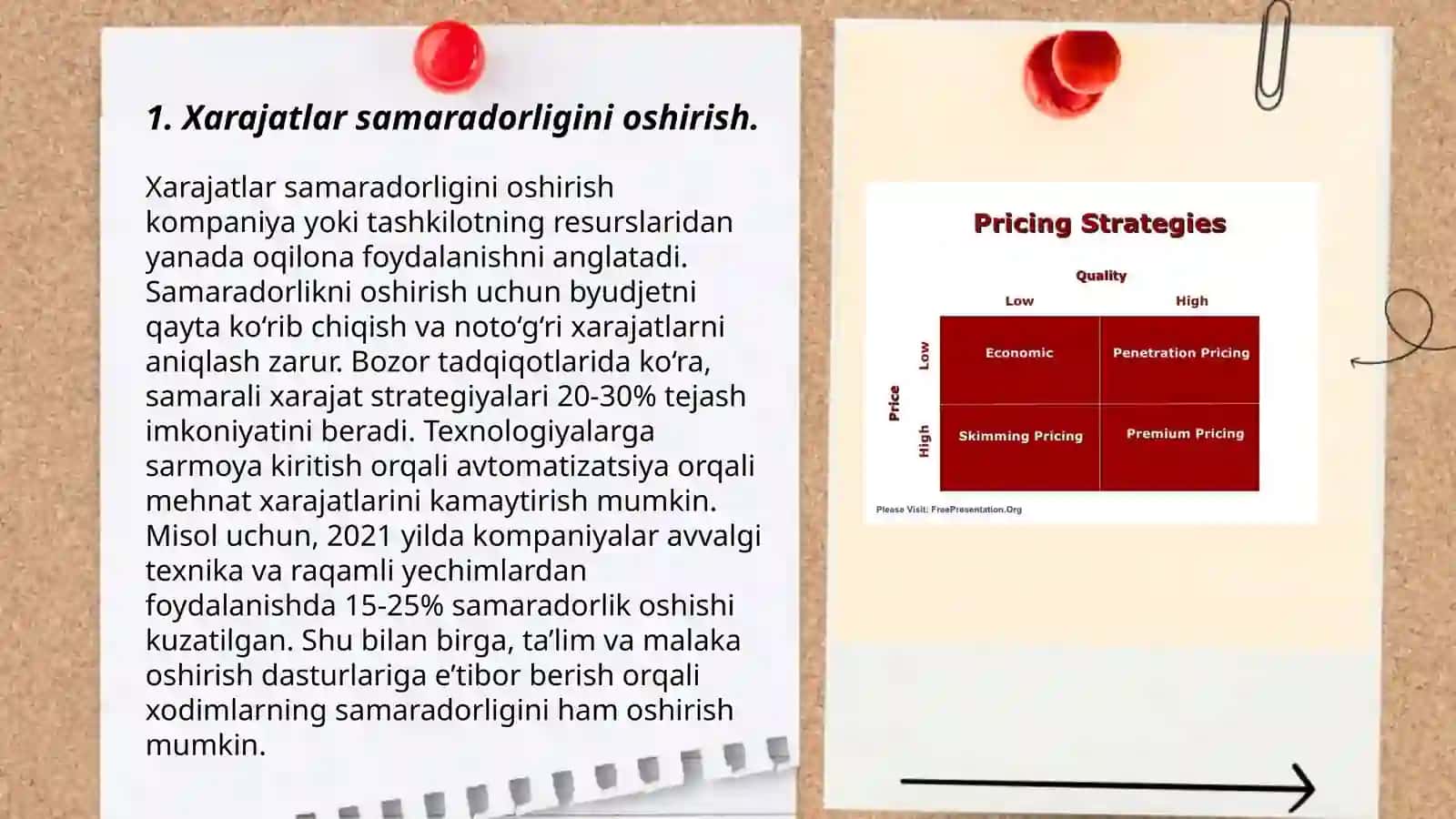 Past xarajatlar strategiyasi 3