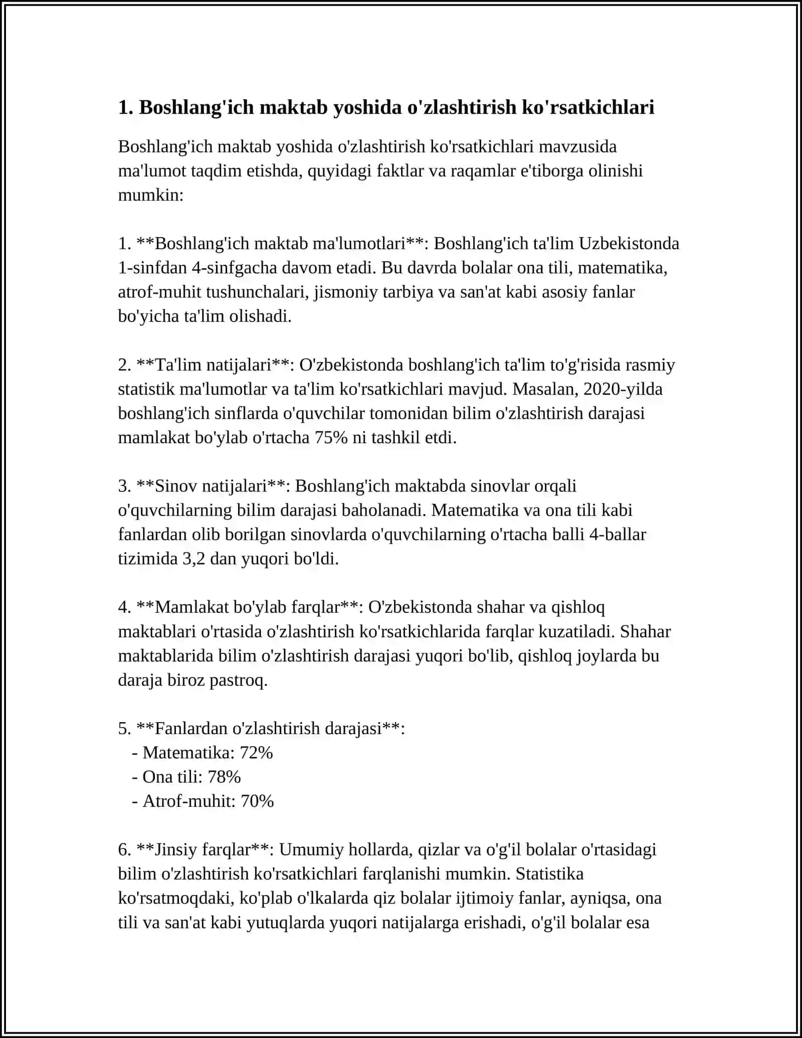TURLI YOSH DAVRLARIDA OʻZLASHTIRISH KOʻRSATKICHLARI 3
