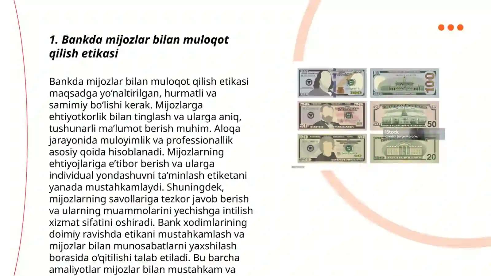 Bank etikasi va etiketi 3