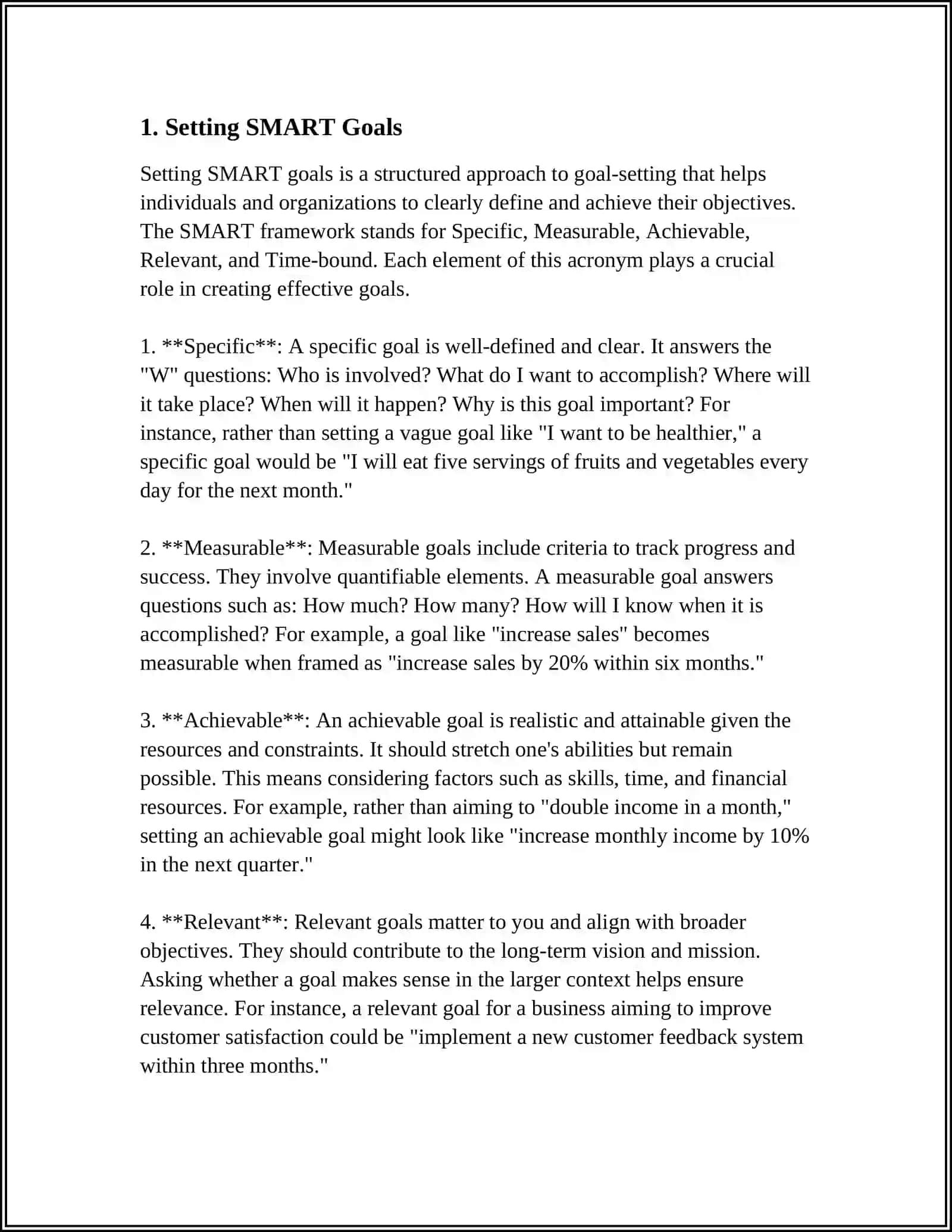 Setting SMART Goals 3