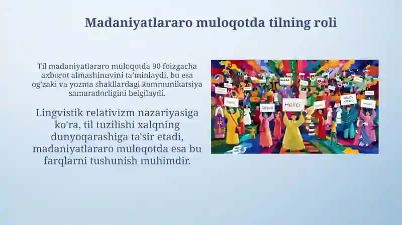 Til madaniyat va inson 3
