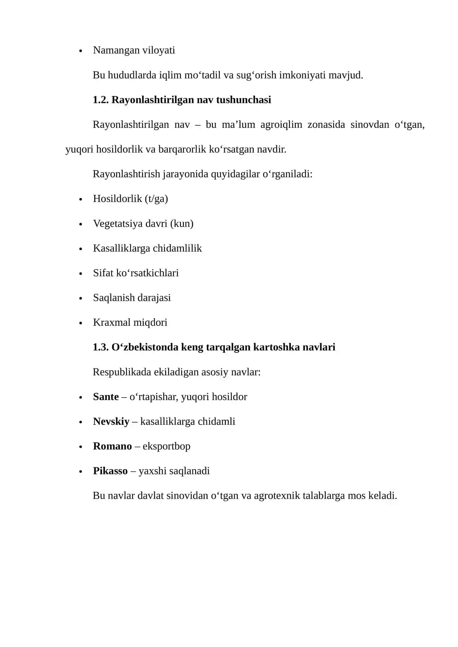 O‘zbekistonda Rayonlashtirilgan Kartoshka Navlarini Yetishtirish Texnologiyasi 3