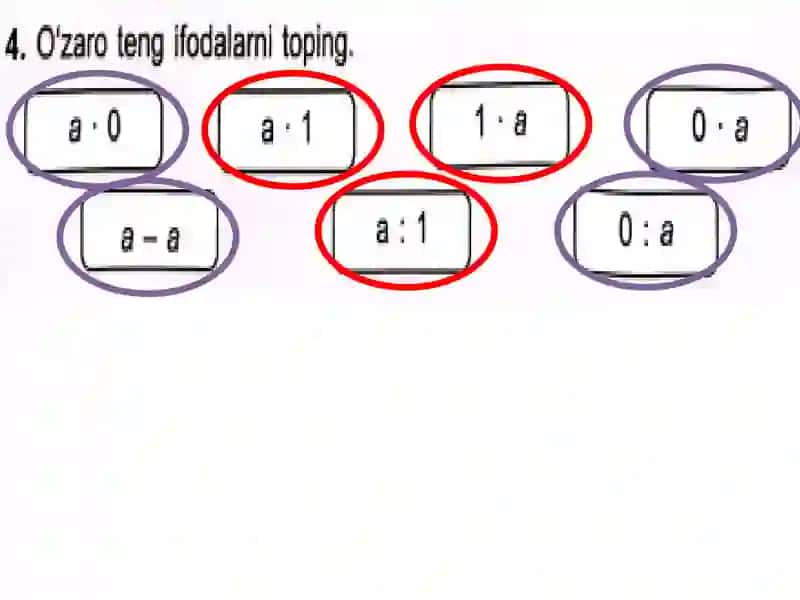 Matematik amallar 3