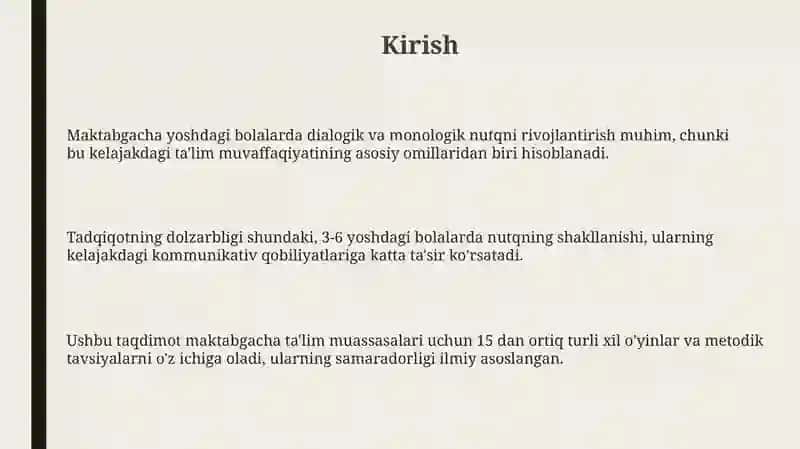 Maktabgacha yoshdagi bolalarning dialogik va monologik nutqini oʻstirish oʻyinlari 3