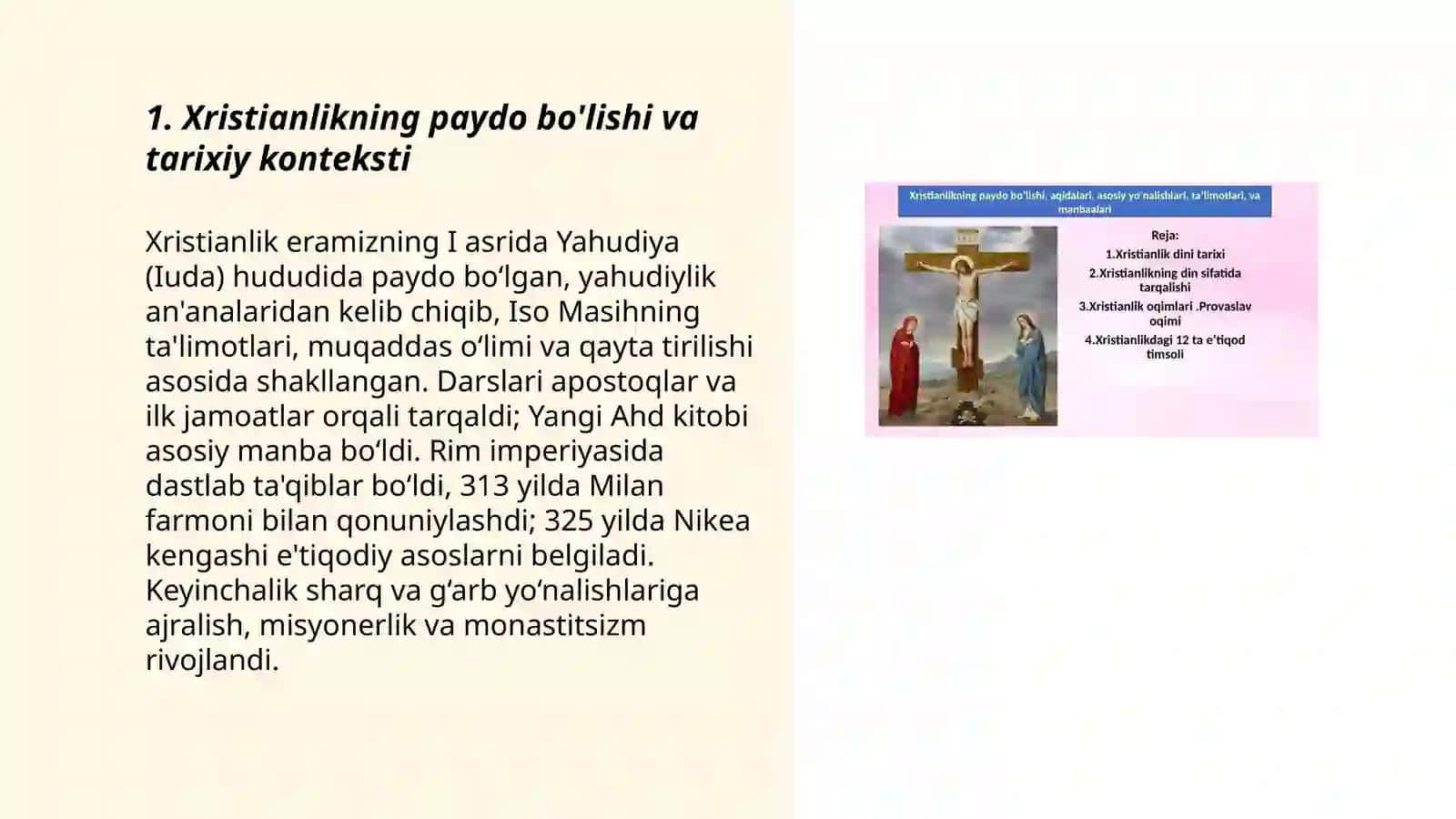 11 Xristianlik dini 3