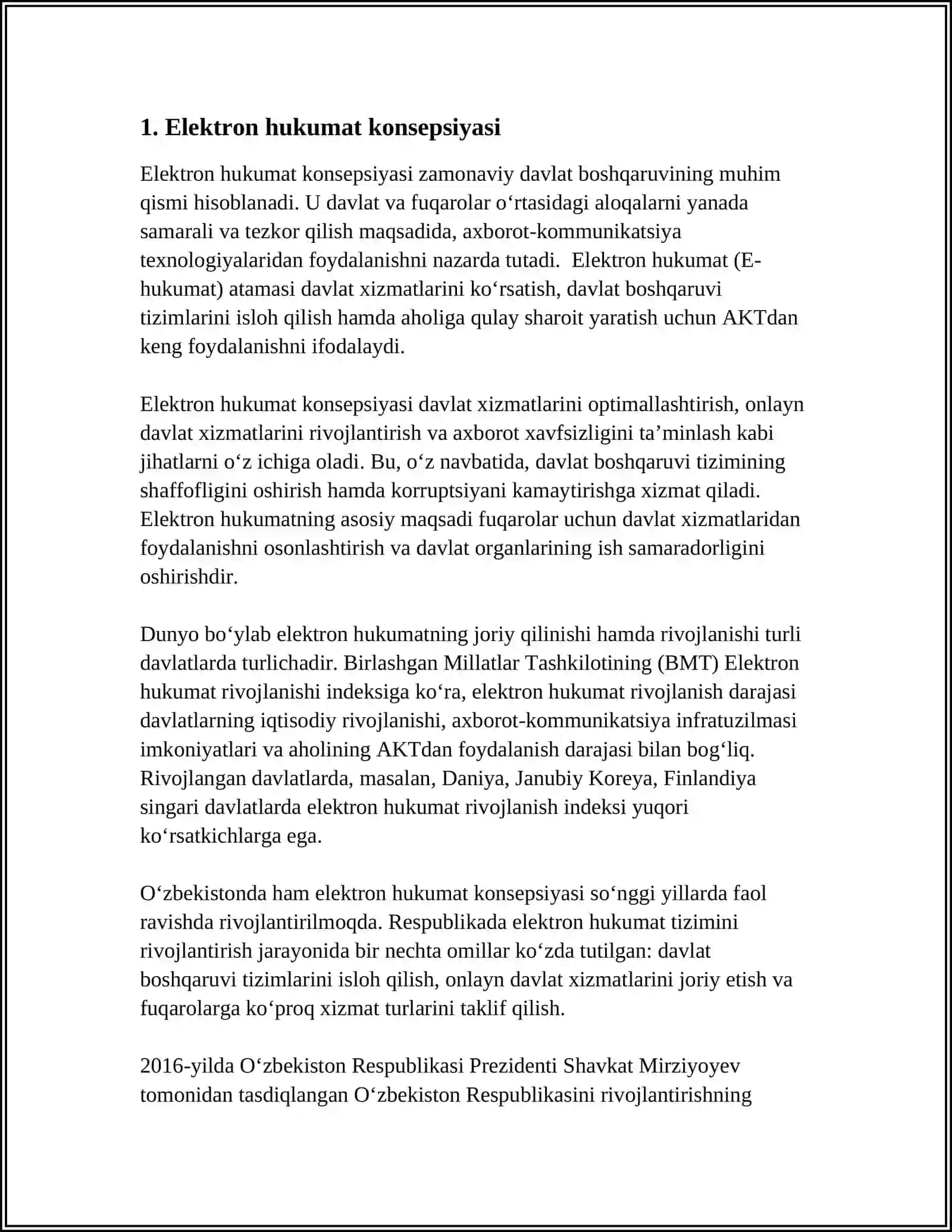 Elektron Hukumatni Rivojlantirish Reytingi 3