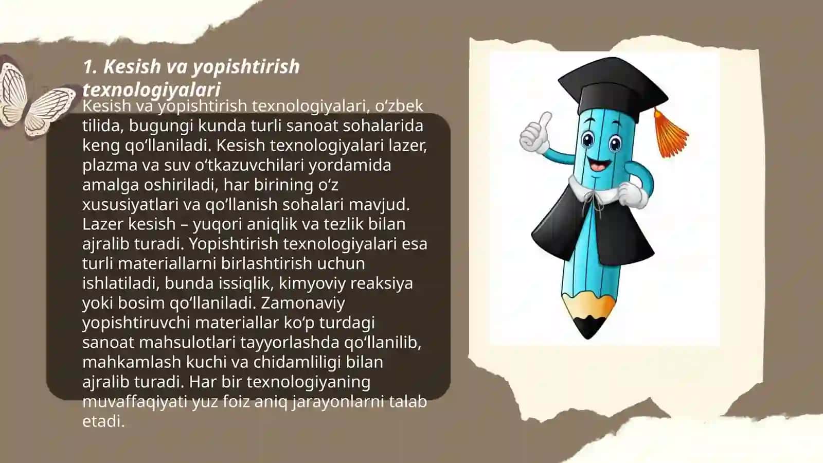 Boshlang`ich sinf texnologiya (1-2-3-4 sinflar) darslari uchun ishlanmalar tayyorlash 3