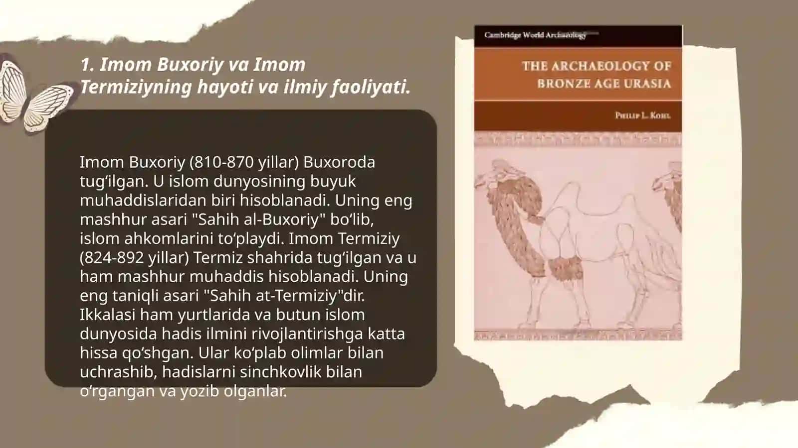 Imom Buxoriy va Imom Termiziyning hadis ilmiga qo'shgan hissalarini qiyosiy tahlili 3