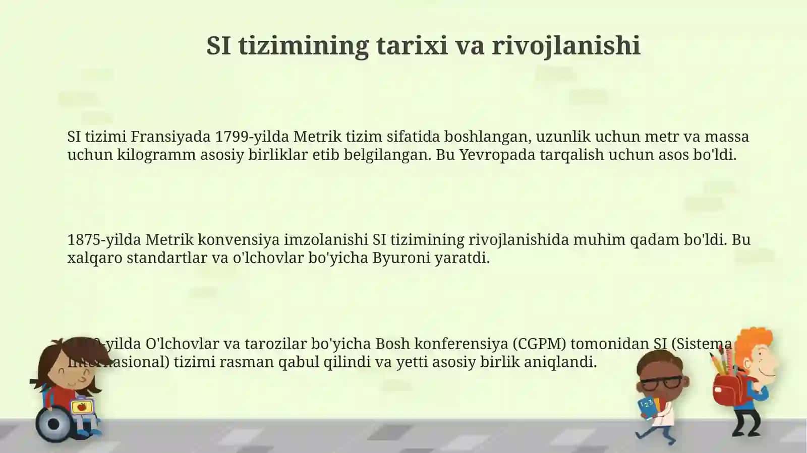 Xalqaro birliklar sistemasi 3