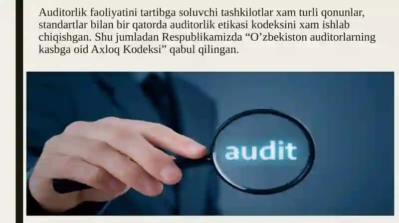 Auditning kasb etikasi 3