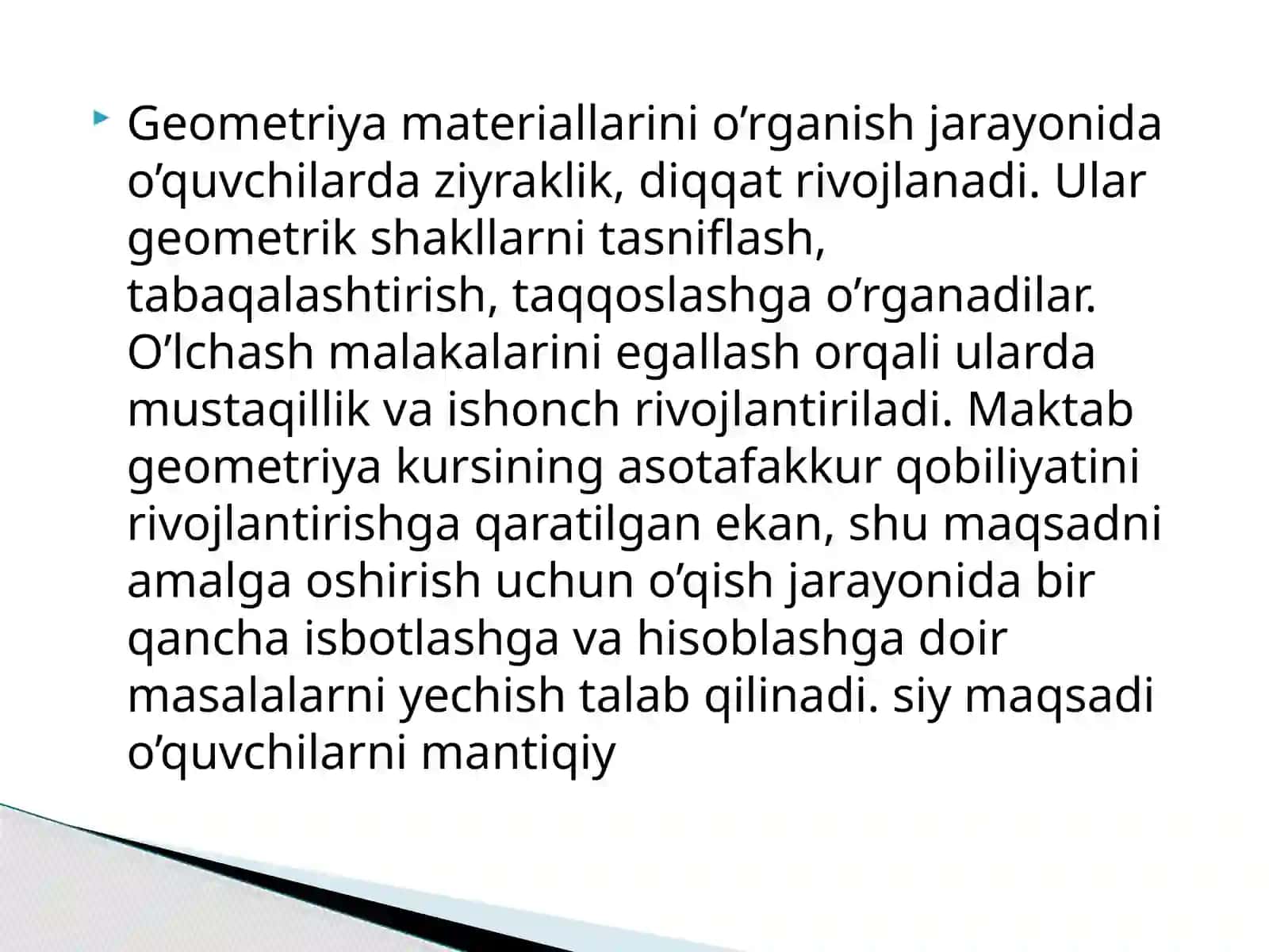 Geometrik Masalalar Yechish Metodlari 3