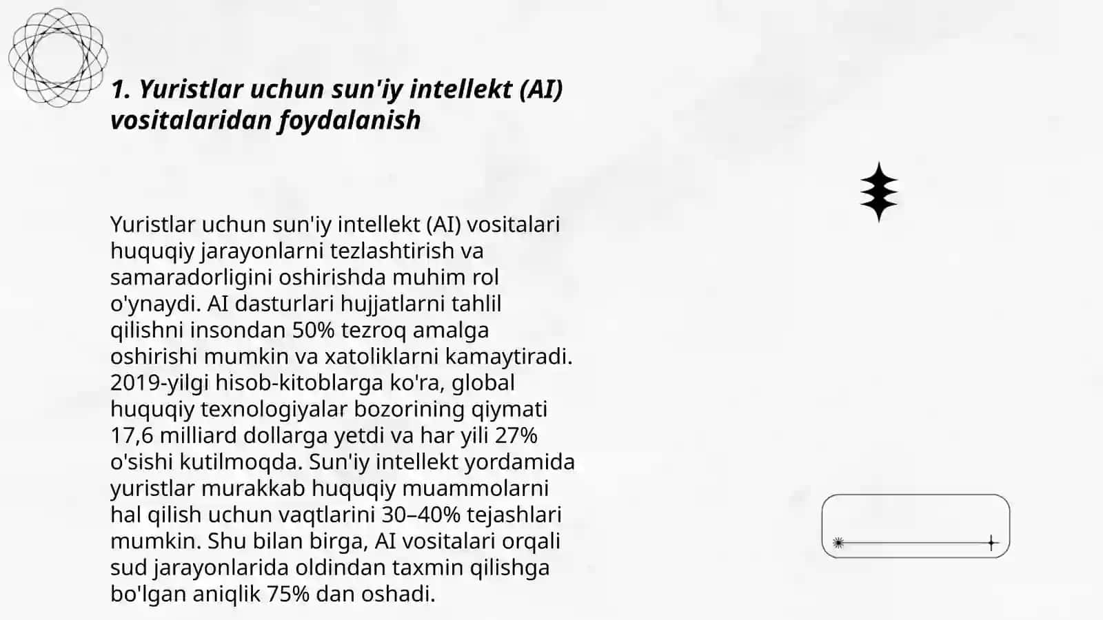Yurist kareyerasini rivojlantirishda smarter texnologiyasini qo’llash 3