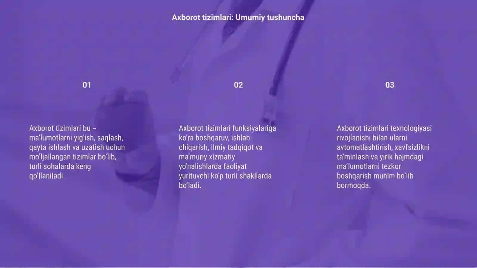 Axborot Tizimlari Tasnifi 3