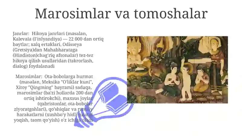 Marosimlar va Tomoshalar Janrlari 3
