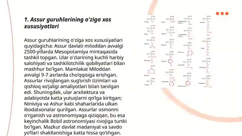 Assur guruhlari va sinflarini o'rganish 3