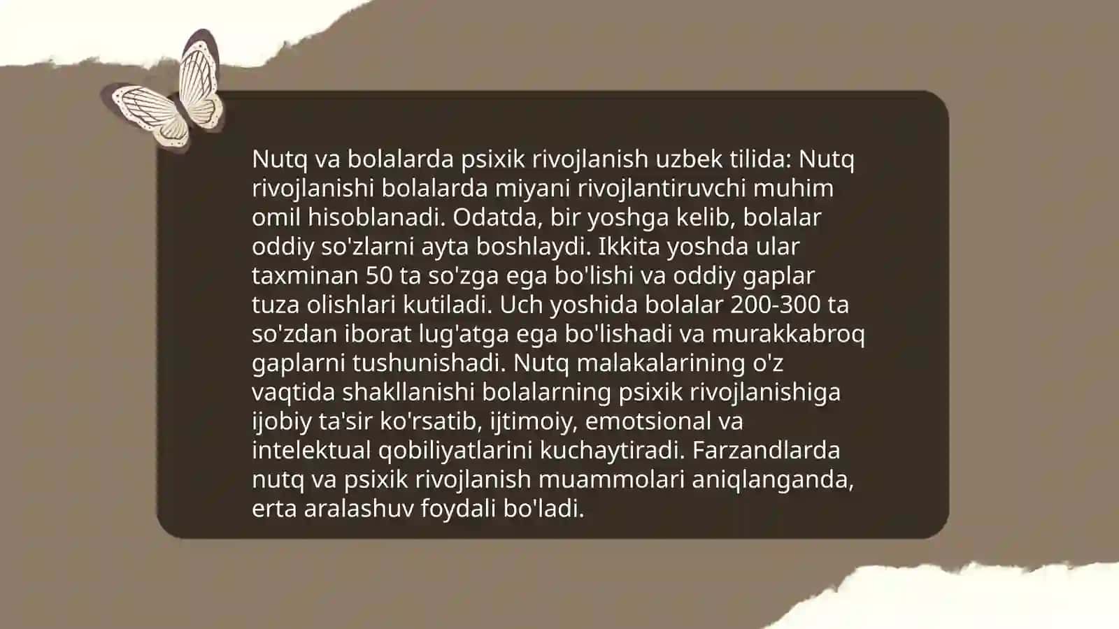 Nutq va bolalarda psixik rivojlanish 3
