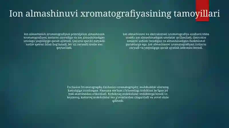 Ion Almashinish Va Eksklyuzion Xromatografiya Usullari 3