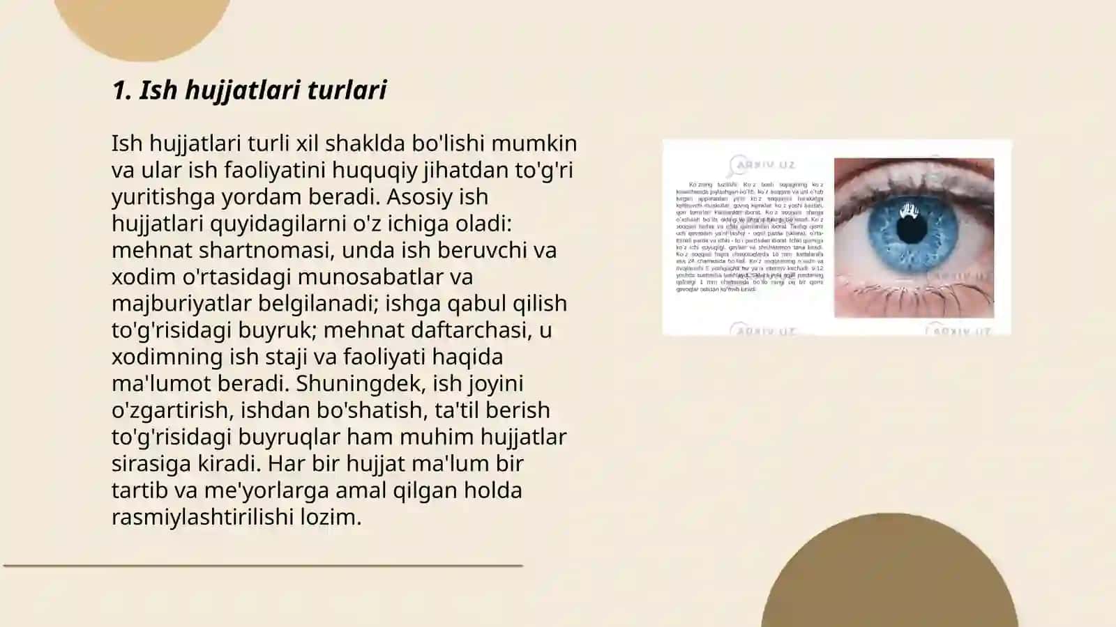 Ish hujjatlari haqida umumiy tushuncha 3