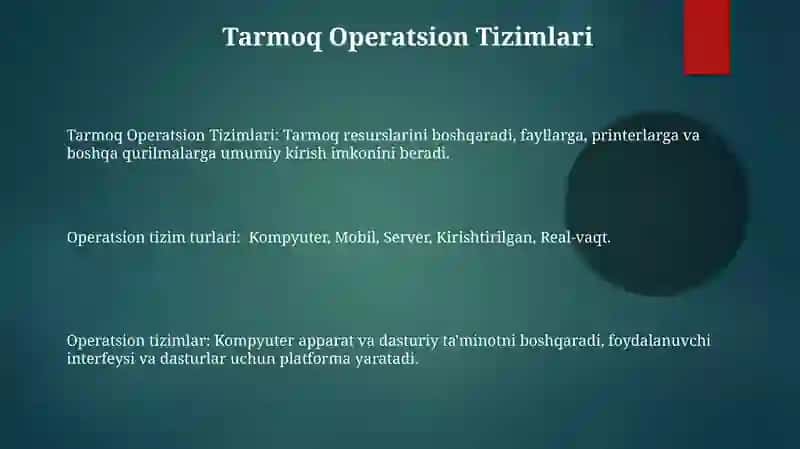 Operatsion tizimlar va ularning turlari 3