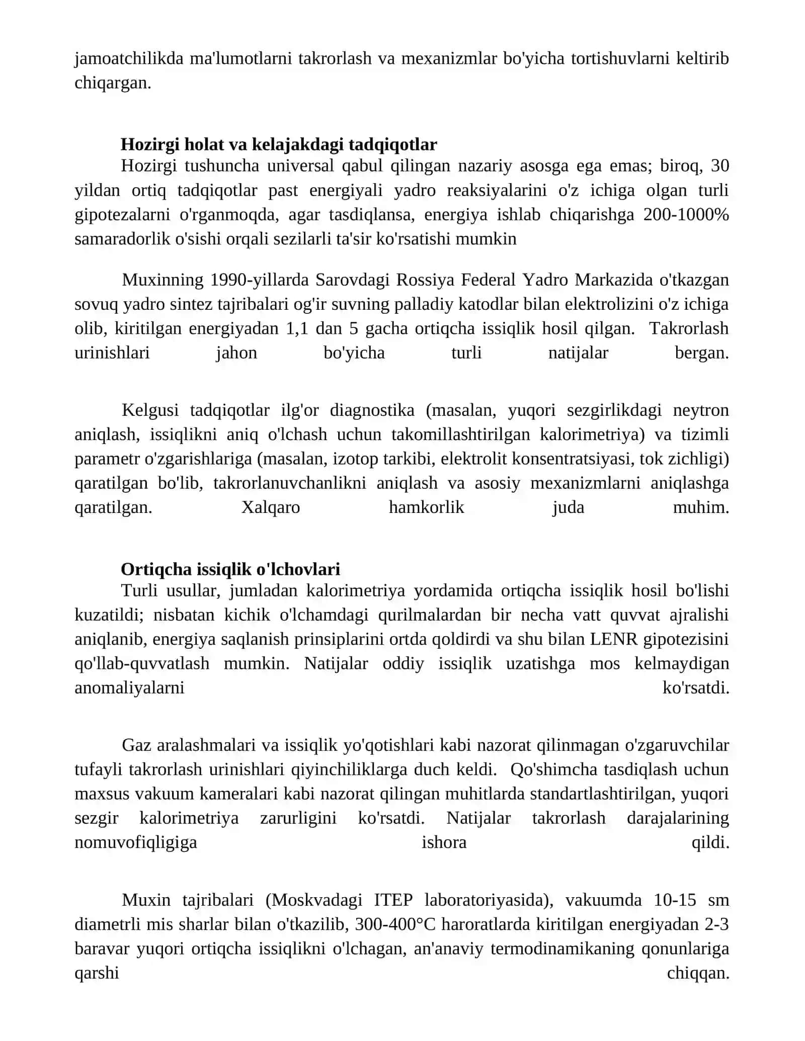 Mavzu: V S Muxinaning ekperementlari 3