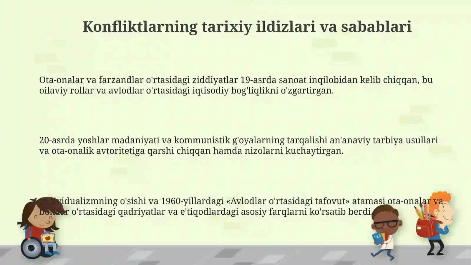 Konfliktlarning sabablari va tarixiy ildizlari 3