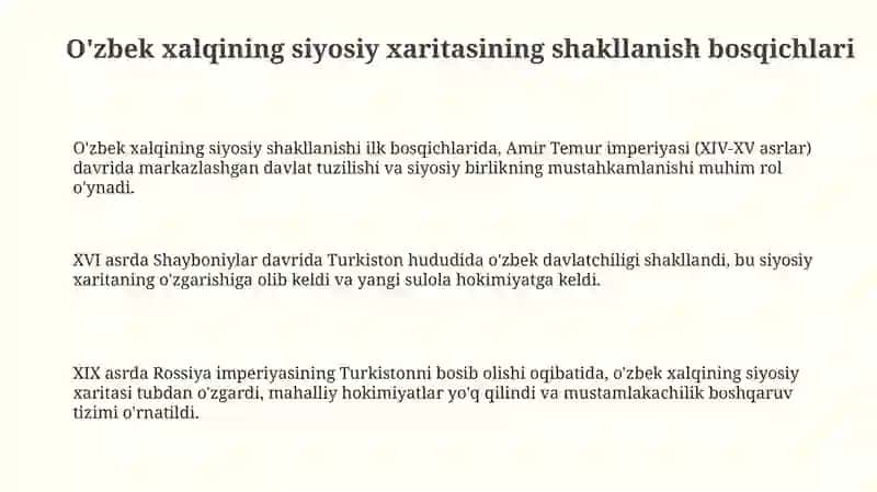 Oʻzbek xalqining siyosiy xaritasi 3