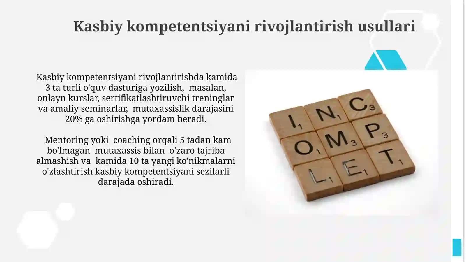 Kasbiy kompetensiya va unga nisbatan yondashuvlar 3