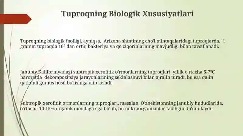 Subtropik kserofit-o'rmon oblasti tuproqlari 3