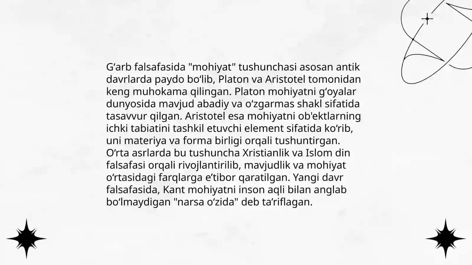 Gʻarb va Sharq mutafakkirlarning falsafiga doir 3