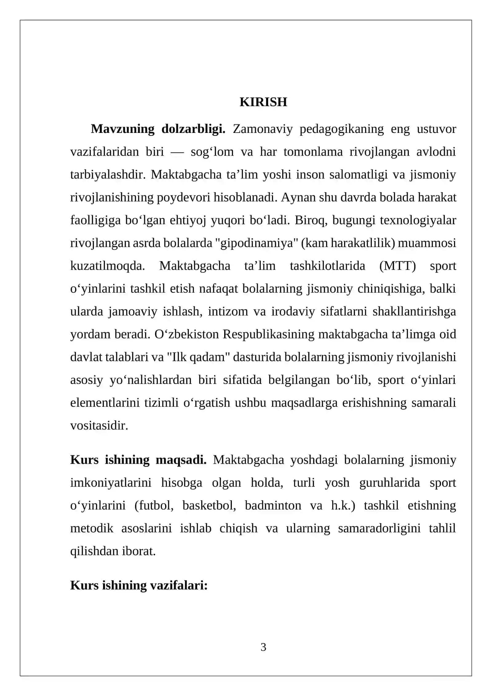 Maktabgacha ta'lim tashkilotlarida turli yosh guruhlarda bolalar bilan o'ynaladigan sport o‘yinlar 3