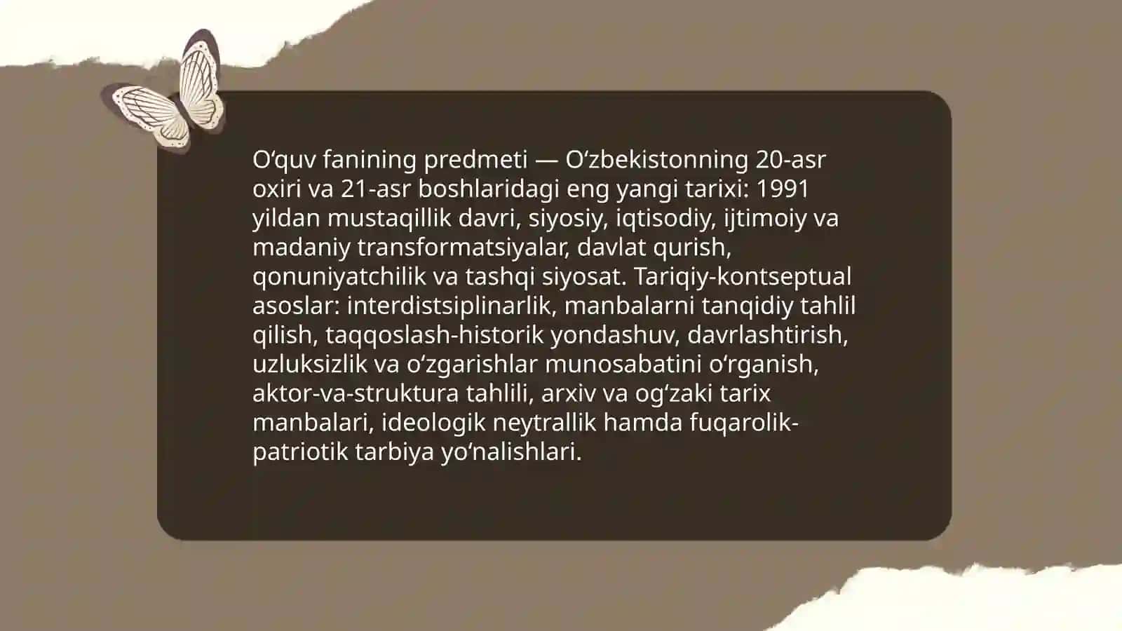 O‘zbekistonning eng yangi tarixi 3