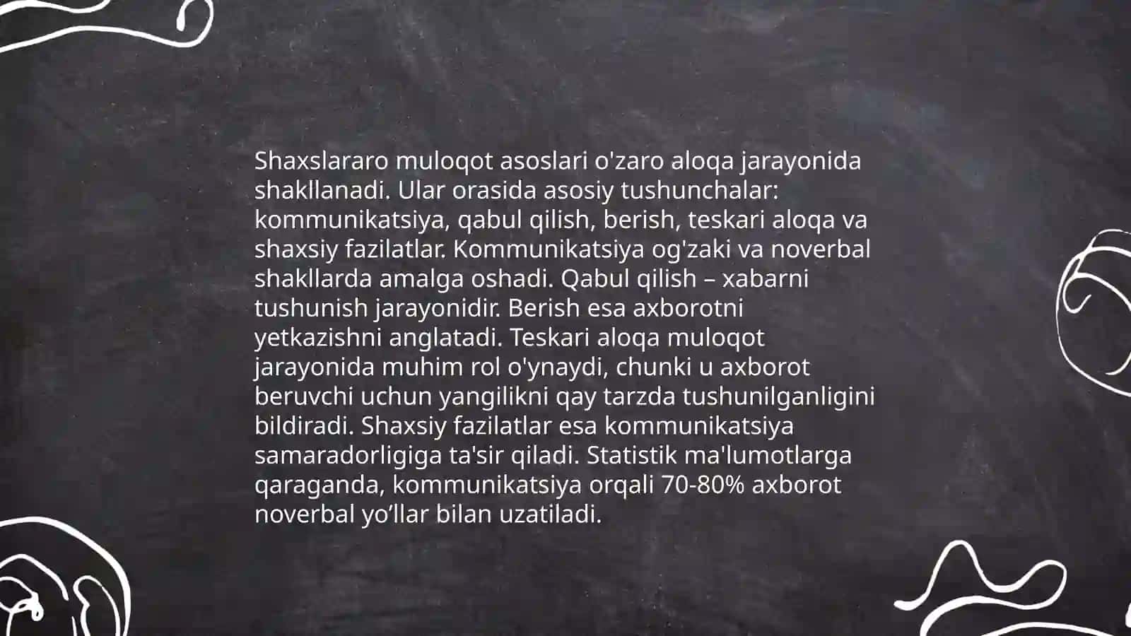 Shaxslararo muloqotning shaxs taraqqiyotidagi ôrni 3