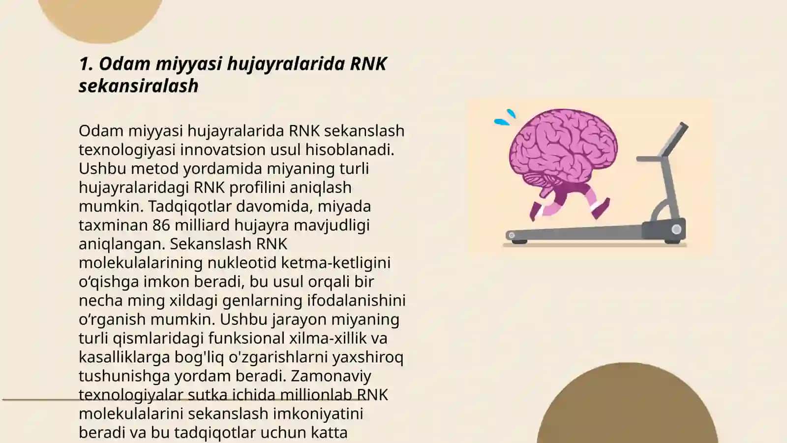 Odam miyyasi hujayralaridagi RNKning tahlili 3