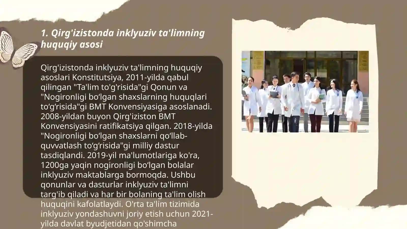 Qirg'izistonda inklyuziv ta'limning huquqiy asosi 3