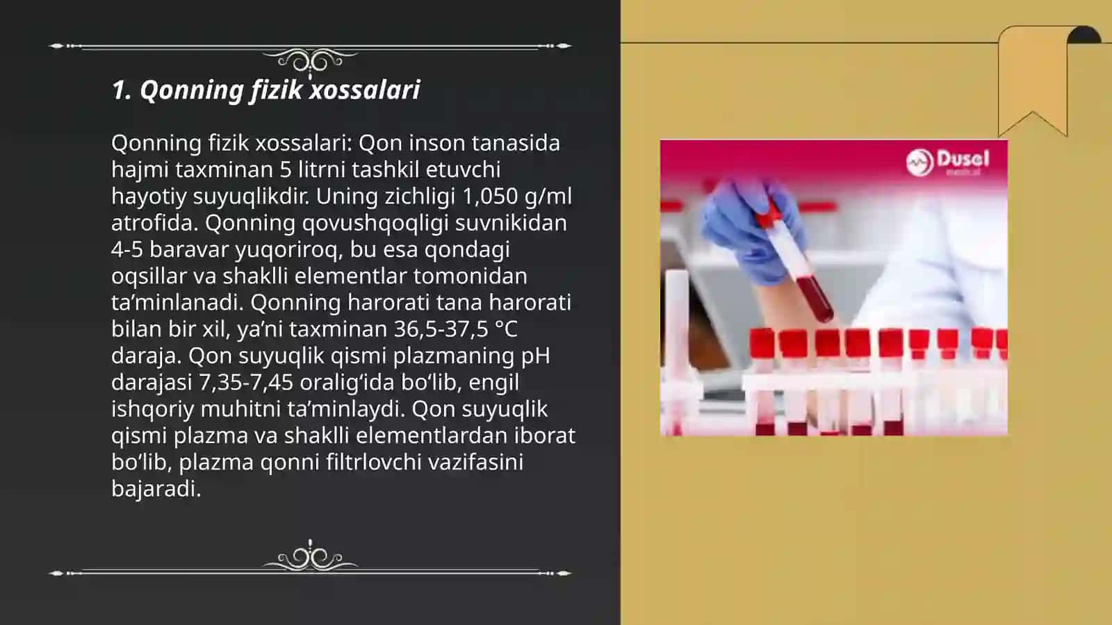 Qonning shaklli elementlari 3