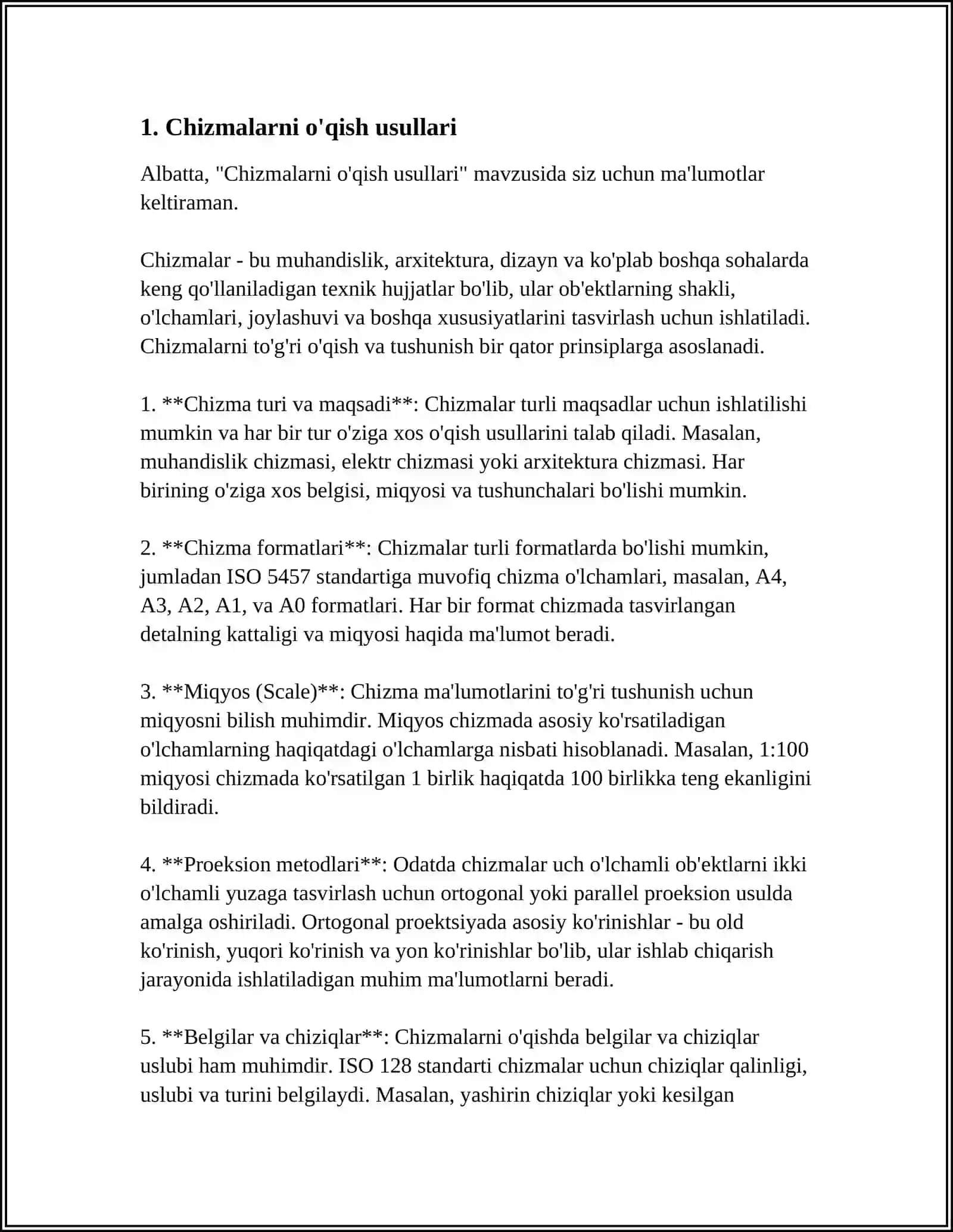 QURILISHLARDA CHIZMACHILIG 3