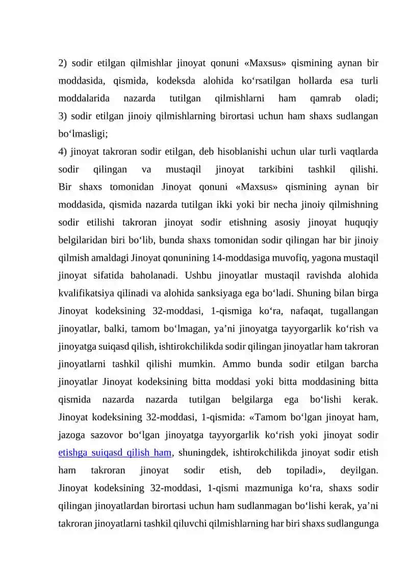 ТAKRORAN JINOYAT SODIR ETISH 3