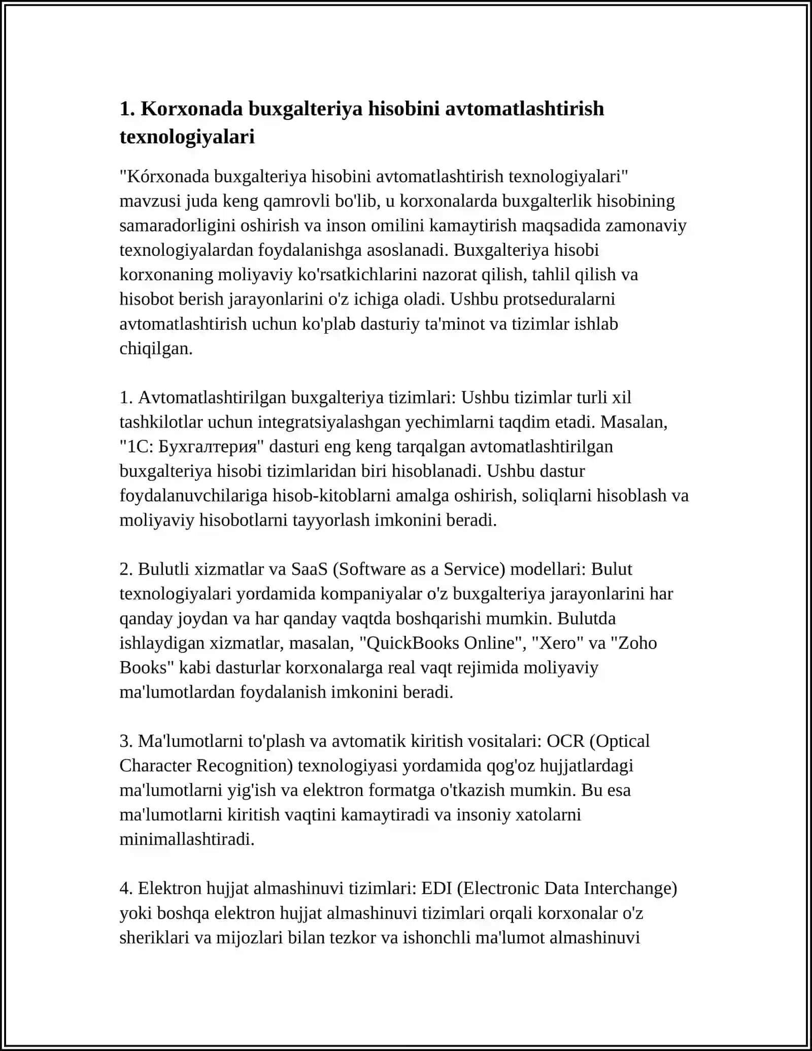 KÁRXANADA ESAPQA ALIW HÁM BAQLAW TEXNOLOGIYASI 3