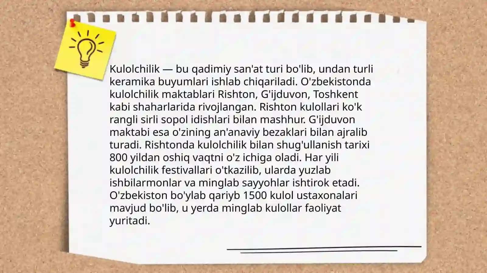 O'rta Osiyodagi hunarmandchilik turlari 3