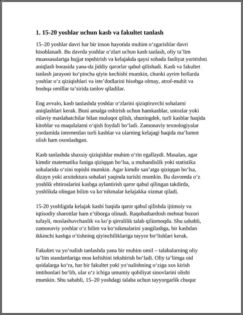 15-20 yoshlar uchun kasb va fakultet tanlash 3