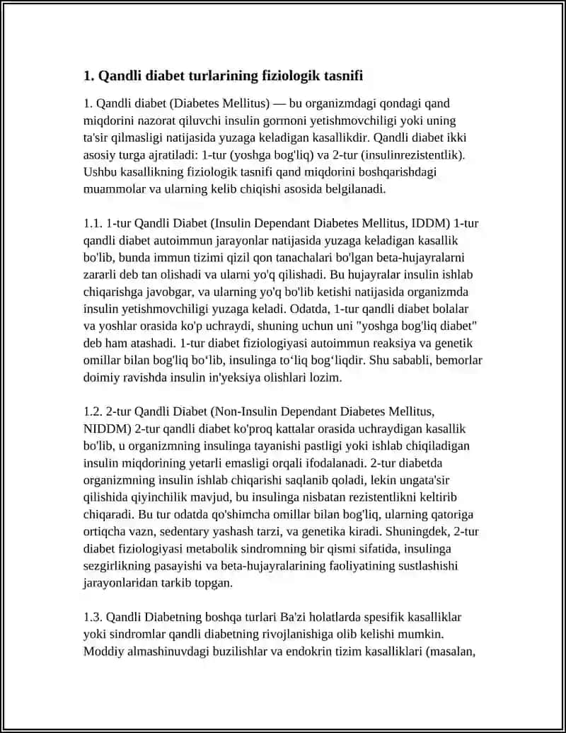 QANDLI DIABET TIPLARINGNING FIZYOLOGIK ASOSLARI 3