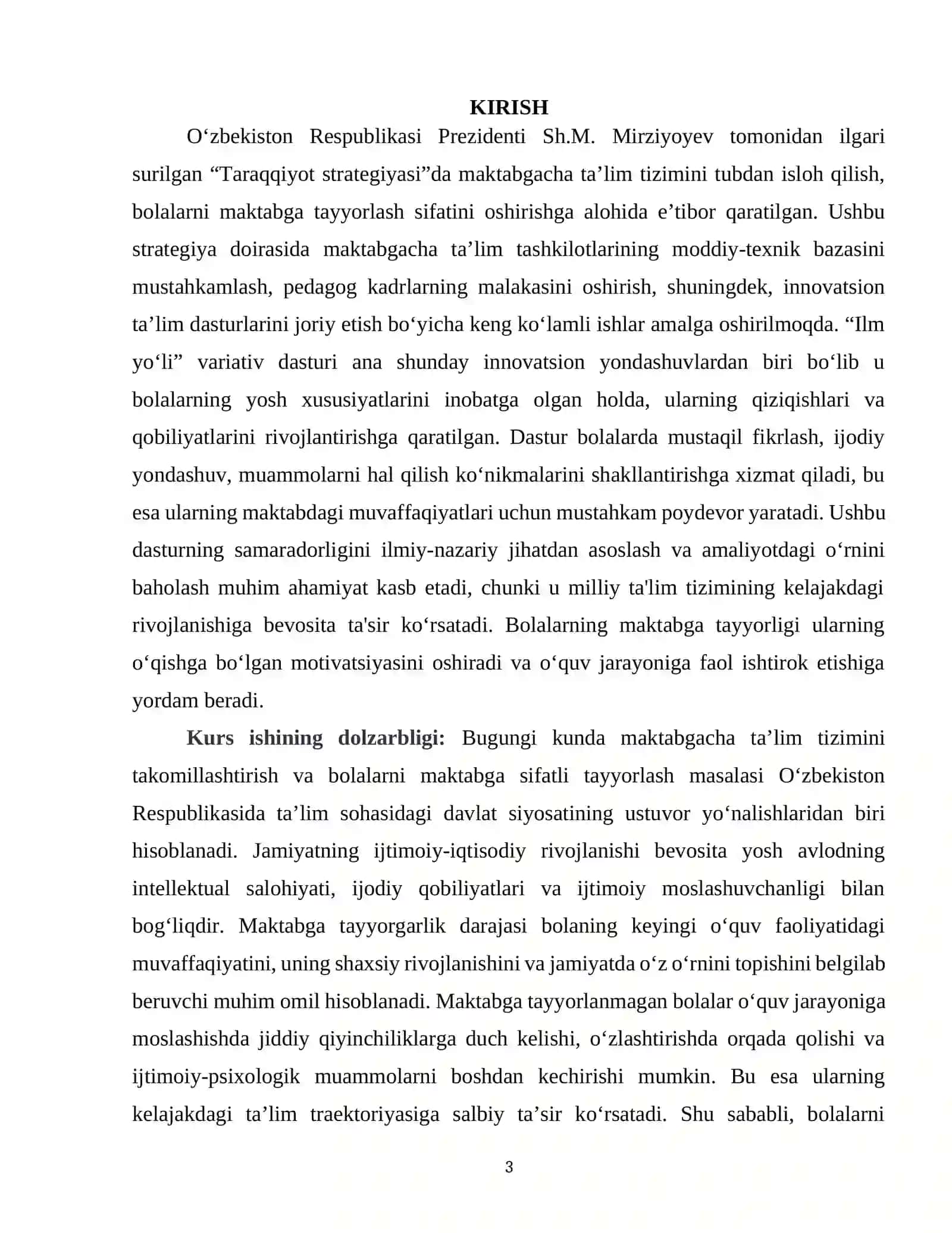 ILM YOʻLI VARIATIV DASTURI ASOSIDA TA’LIM TARBIYA BERISH 3