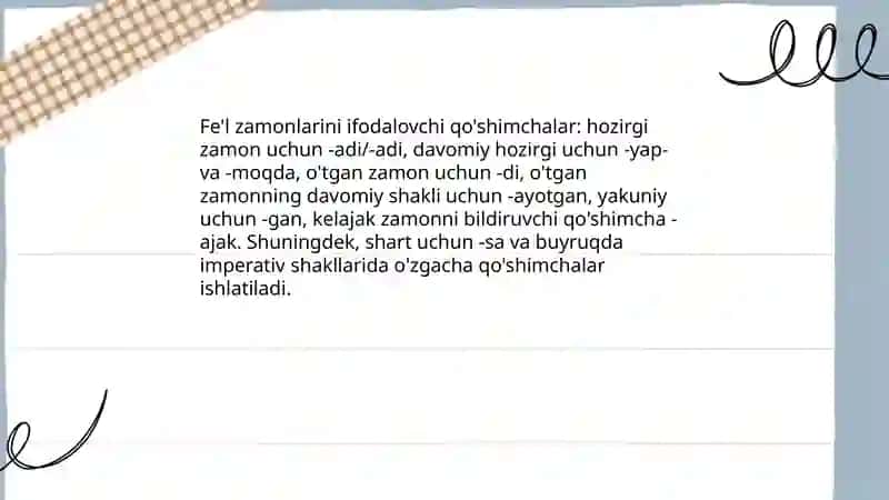 Grammatik ma'noni ifodalovchi vositalar 3
