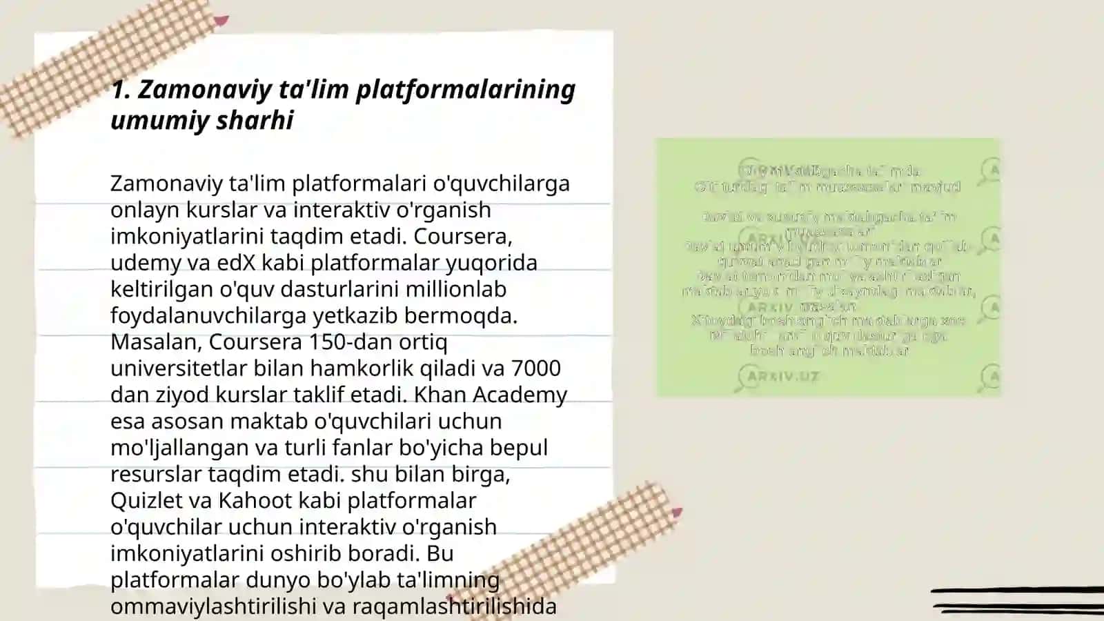 Zamonaviy ta'lim platformalarining qiyosiy tahlili 3