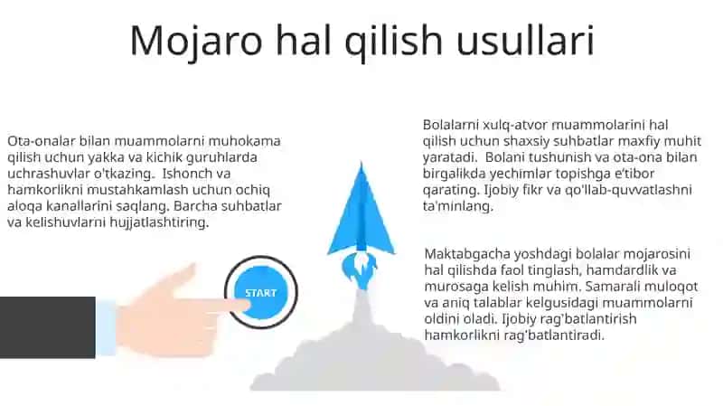 Maktabgacha taʼlim tashkilotida umumiy majlislar va shaxsiy suhbatlar 3