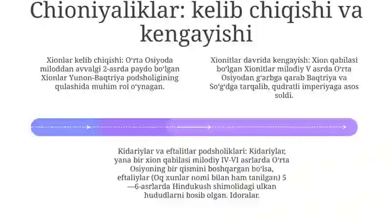OʻRta Asrlarda Xioniylar,Kidariylar,Eftaliylar Davlati 3